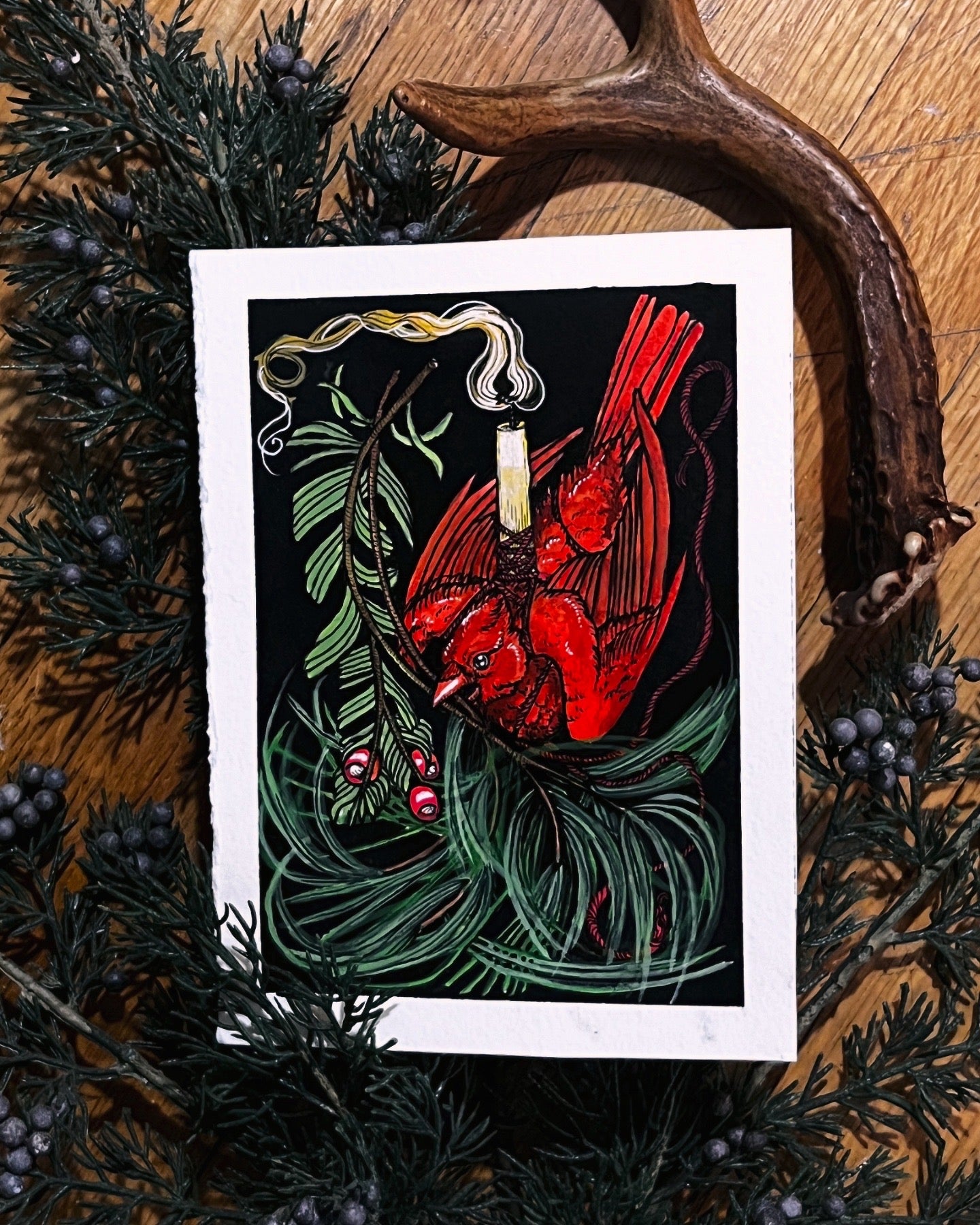 Folding Card, The Spirit Evergreen